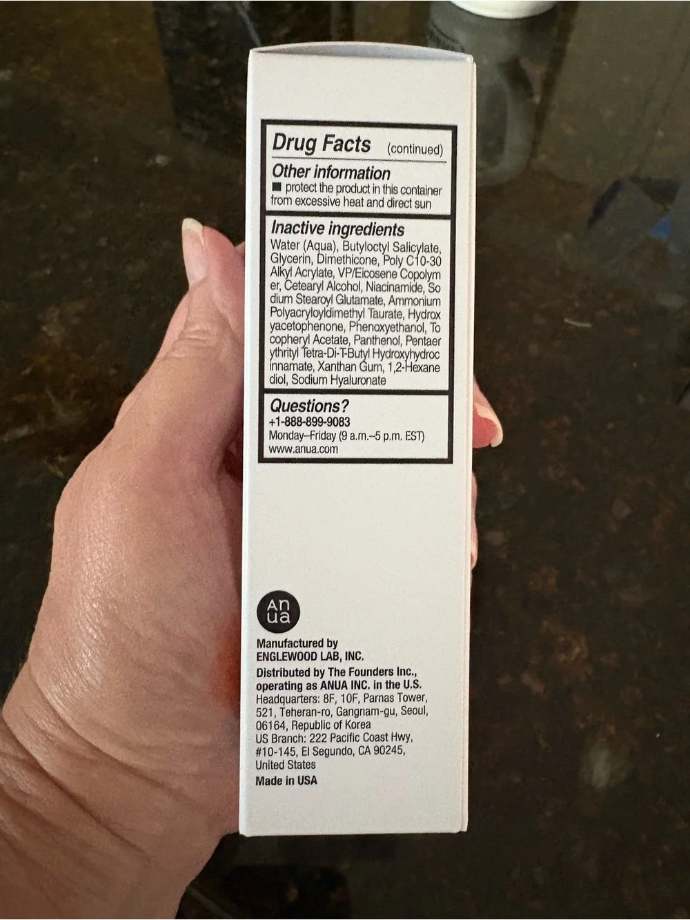 New ANUA Zero-cast SPF 50 Moisturizing Finish Sunscreen - 1.69 oz travel size